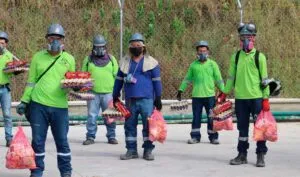EN ALIÓN, colaboradores y empresa se unieron en campaña de donaciones