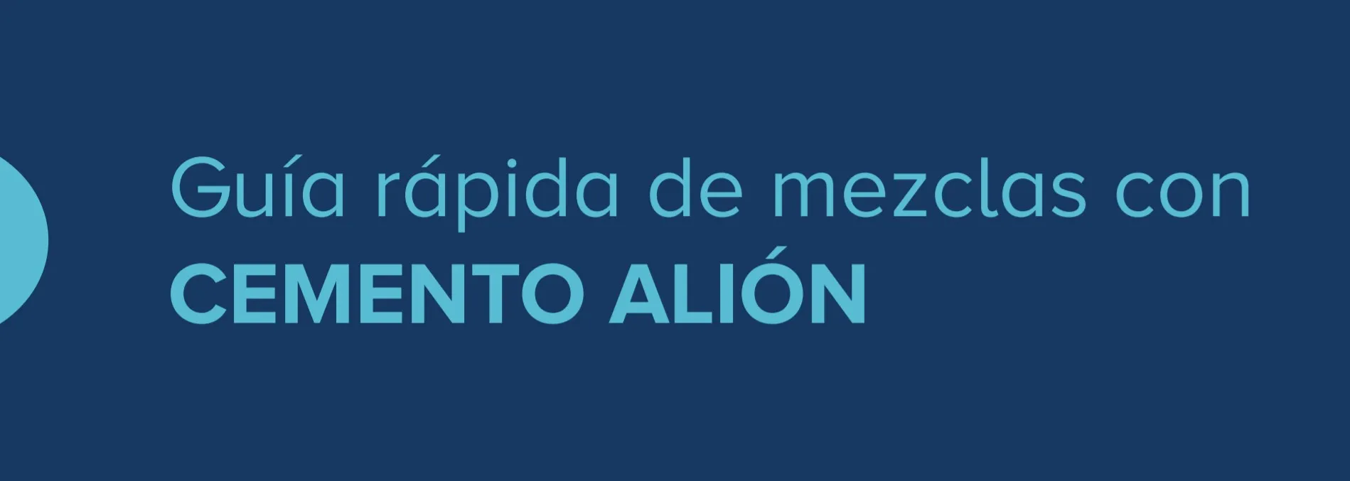 Tabla de concretos y morteros Guía rápida de mezclas con Cemento Alión