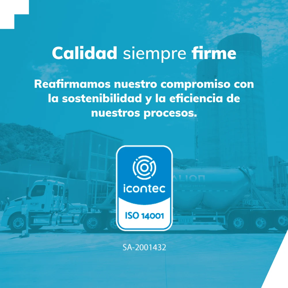 Calidad siempre firme, reafirmamos nuestro compromiso