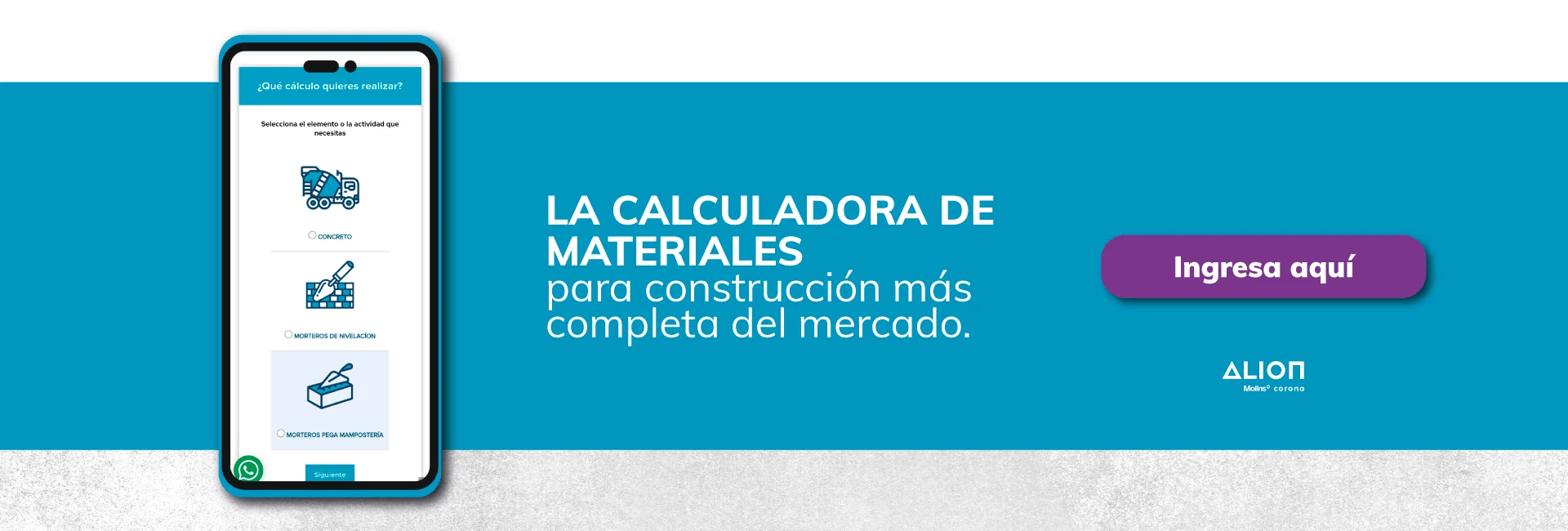 Calculadora de materiales para construcción